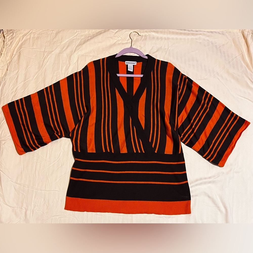 Brown and Orange Sweater